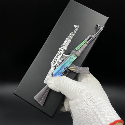 Tiny CSGO AK47 Miniature Jaguar Neon Revolution Ice Coaled B the Monster Gold Arabesque Crane Flight