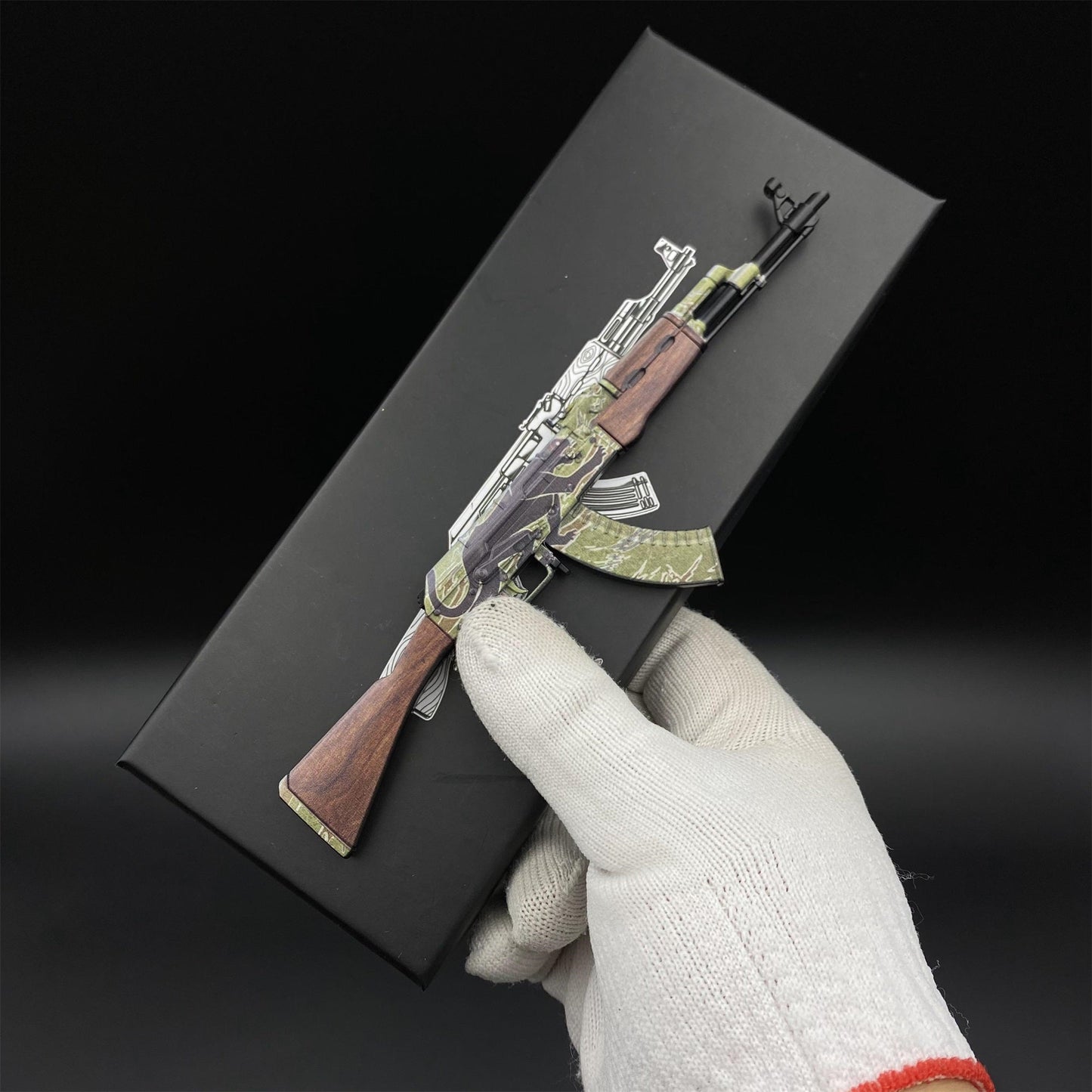 Tiny CSGO AK47 Miniature Jaguar Neon Revolution Ice Coaled B the Monster Gold Arabesque Crane Flight