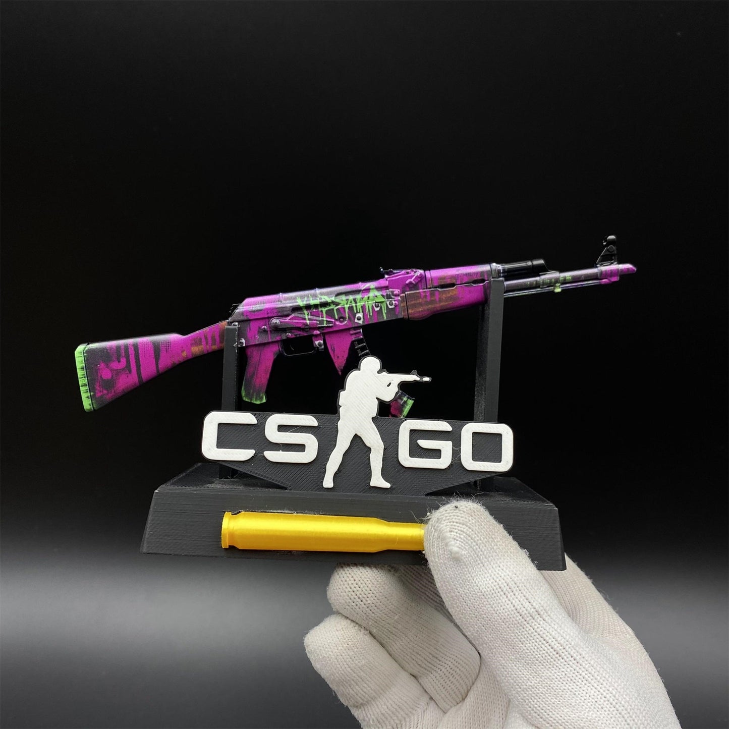 Tiny CSGO AK47 Miniature Jaguar Neon Revolution Ice Coaled B the Monster Gold Arabesque Crane Flight