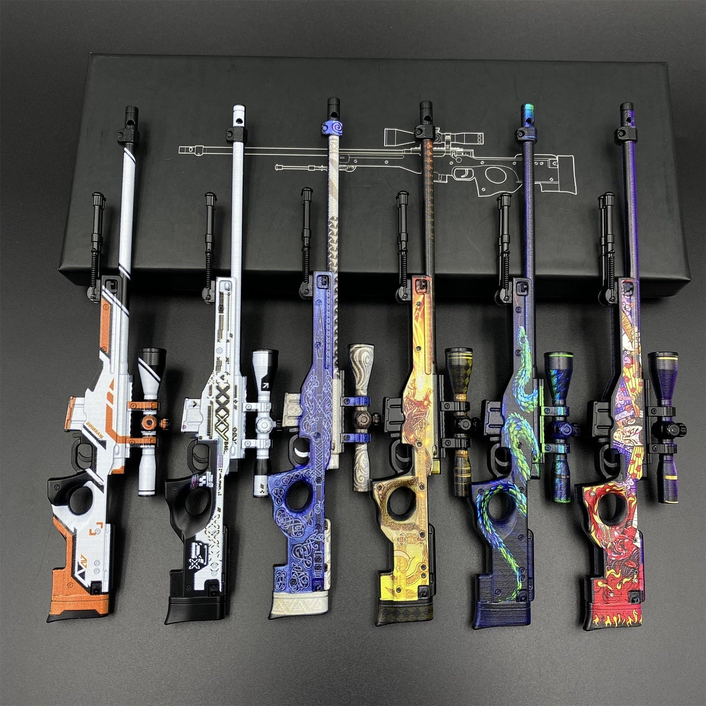 Hot Skin CS2 AWP Miniature Printstream Oni Taiji Asiimov Lore Gungnir Atheris Small Gun