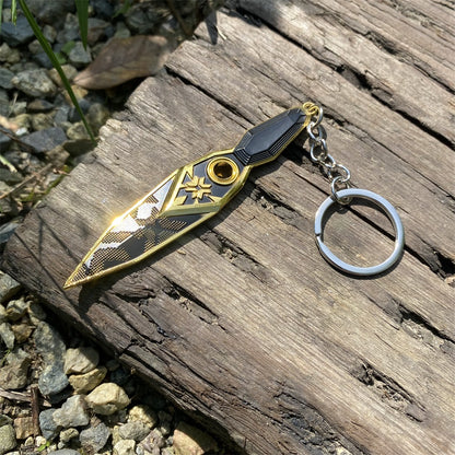 Metal Champions Kunai Keychain Replica