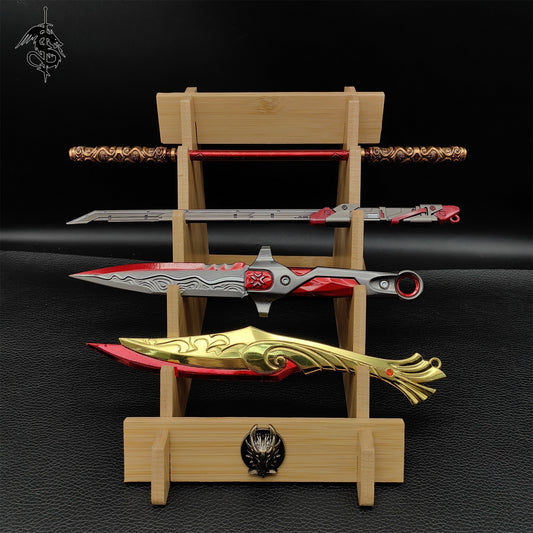 Game Metal Weapons Creative Gift Box 4 In 1 Pack