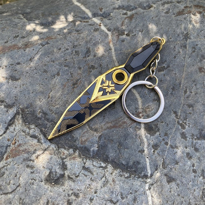 Metal Champions Kunai Keychain Replica