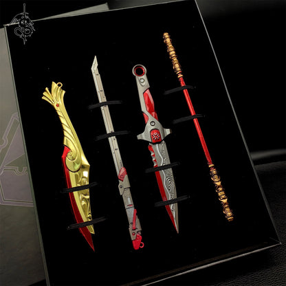 Game Metal Weapons Creative Gift Box 4 In 1 Pack