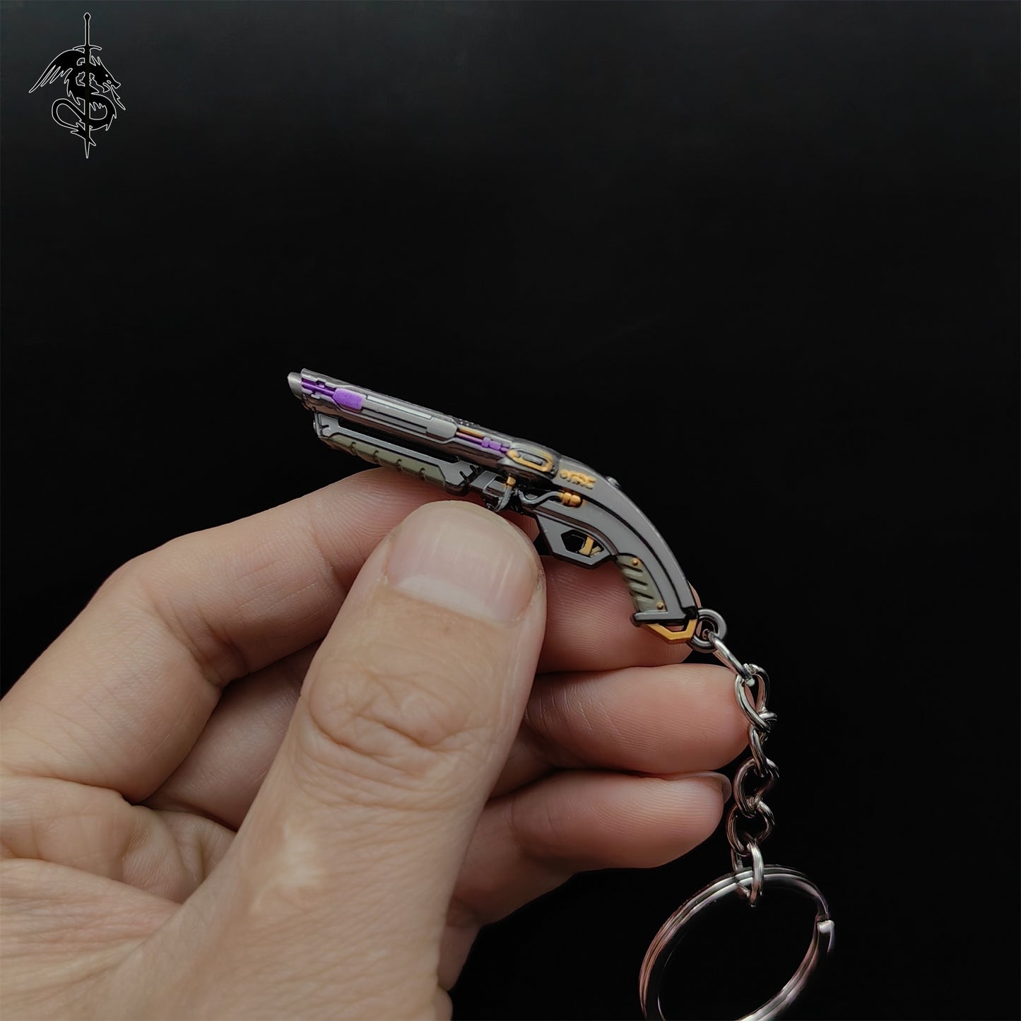 Mini Prelude to chaos shorty Gun Metal keychain