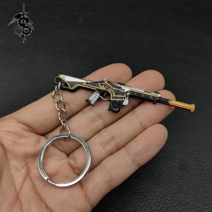 Metal Vandal Gun Pendant Keychain 