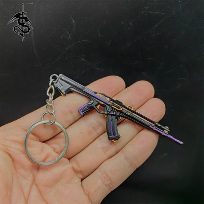 Metal Vandal Gun Pendant Keychain 