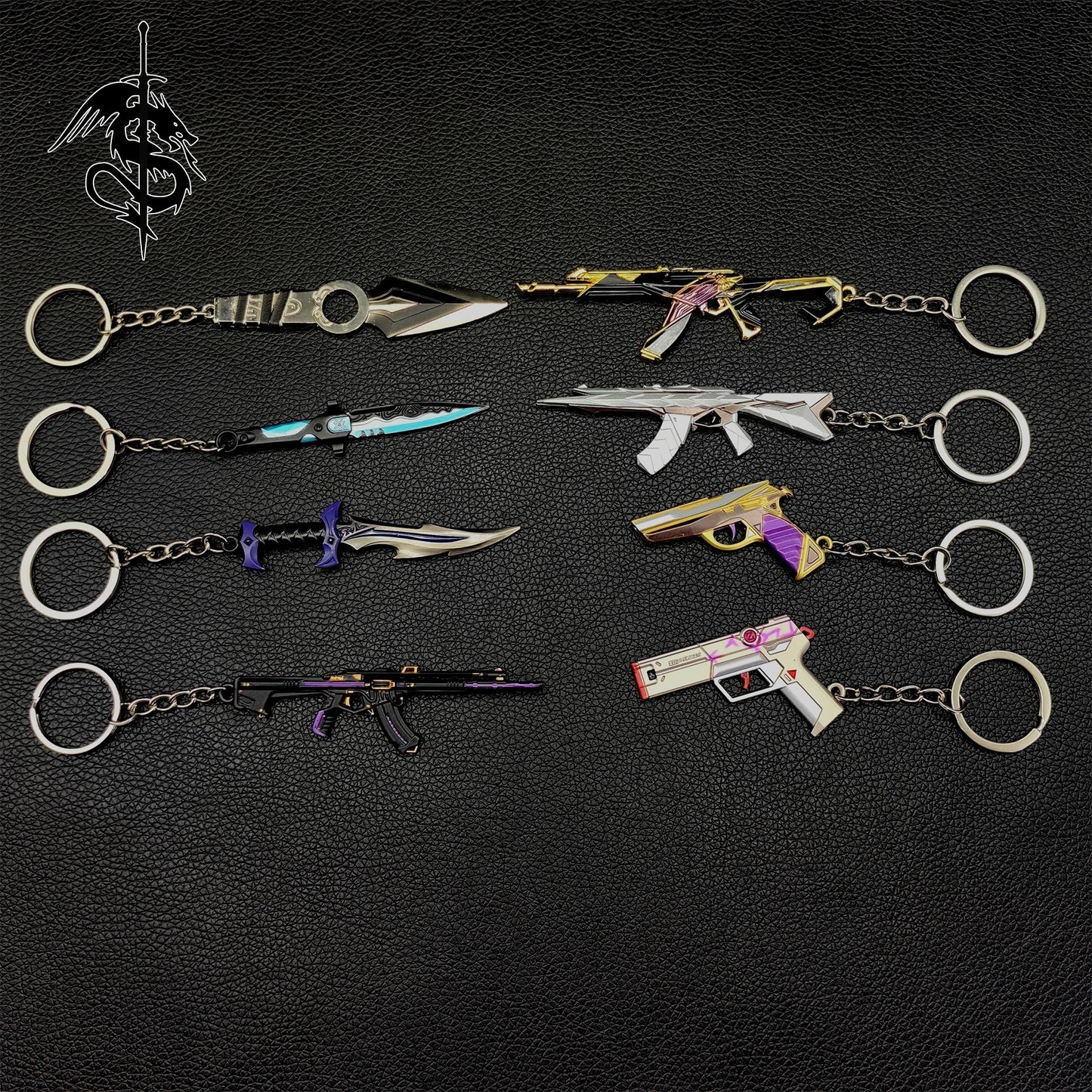 Valorant Knife Vandal Pendant Keychain 