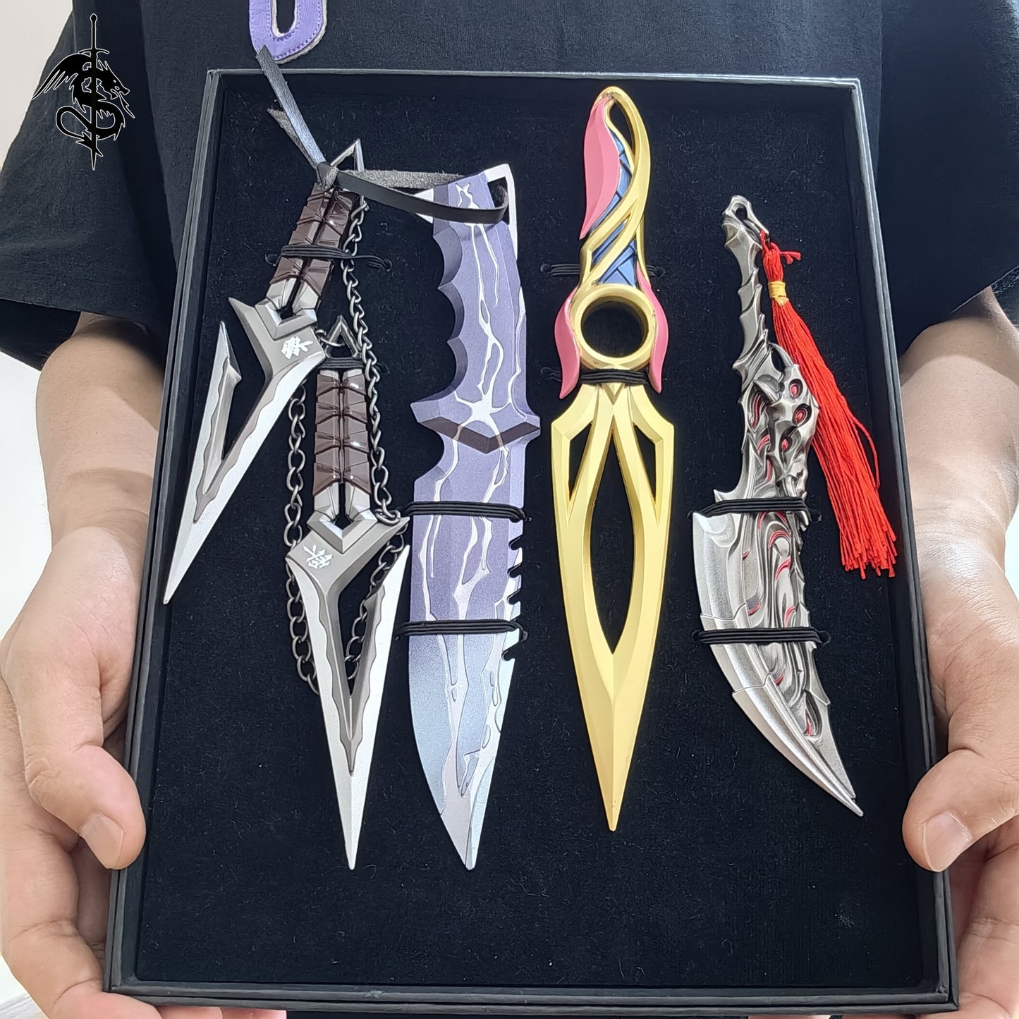 Kuronami no Yaiba Blades of Primordia Smite Knife Mystbloom Kunai 4 in 1 Box
