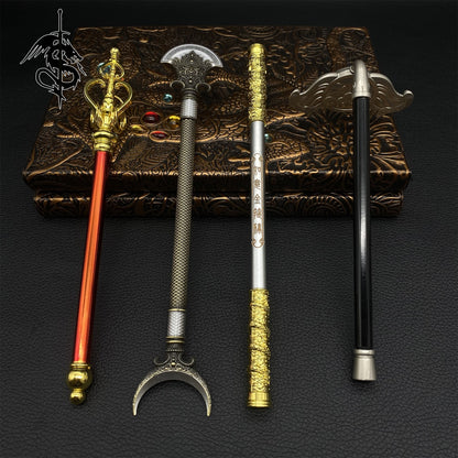 Metal The Journey to The West Weapons Pen 4 In 1 Gift Box