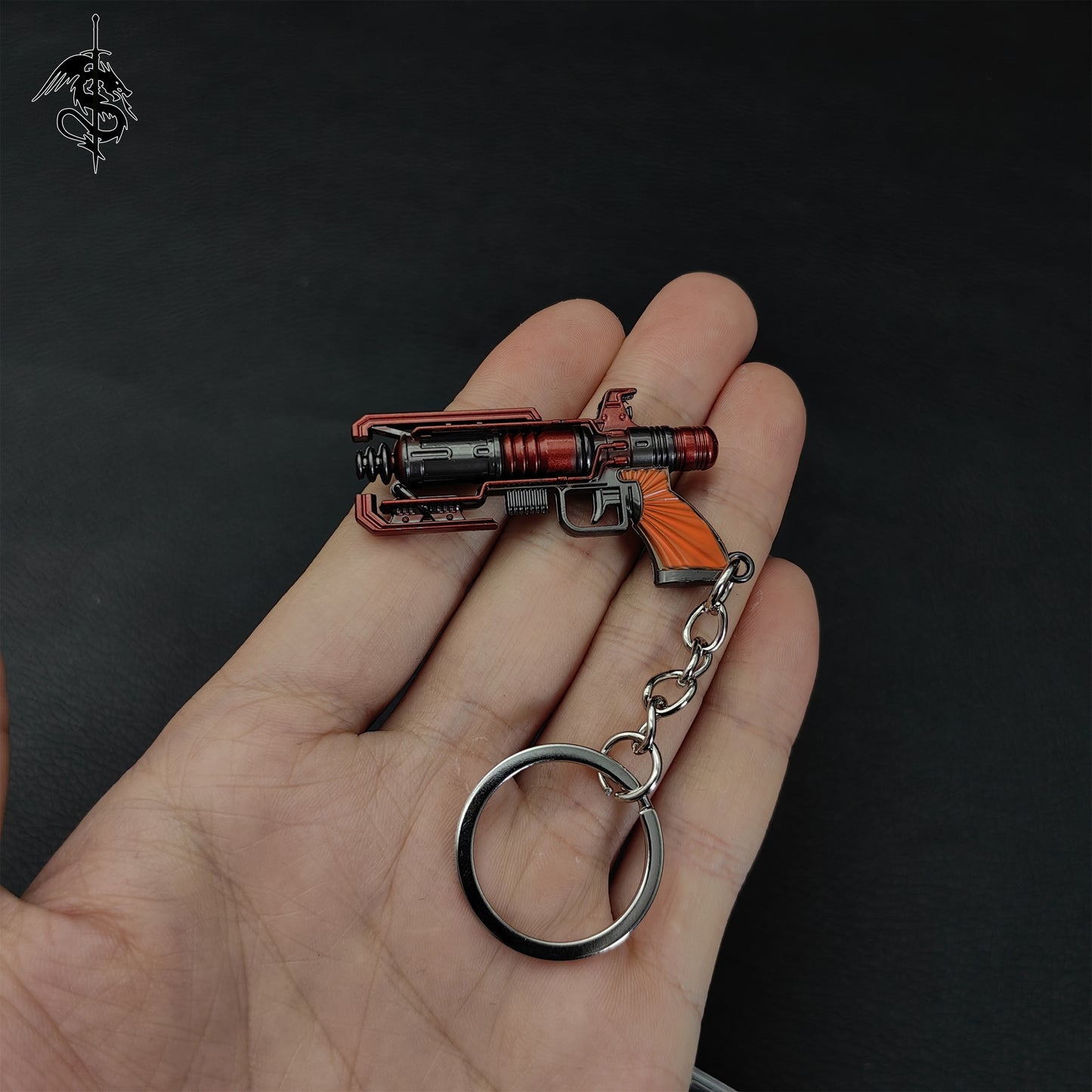 Wingman Tiny Metal Keychain Pendant