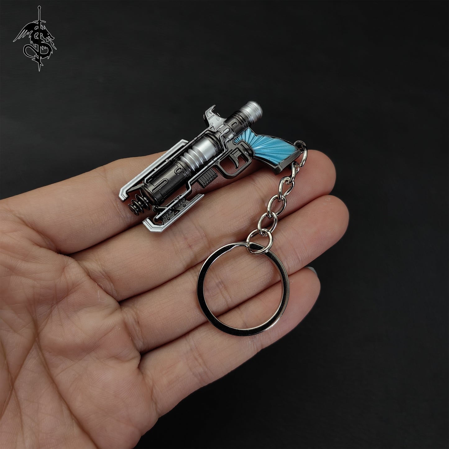 Wingman Tiny Metal Keychain Pendant