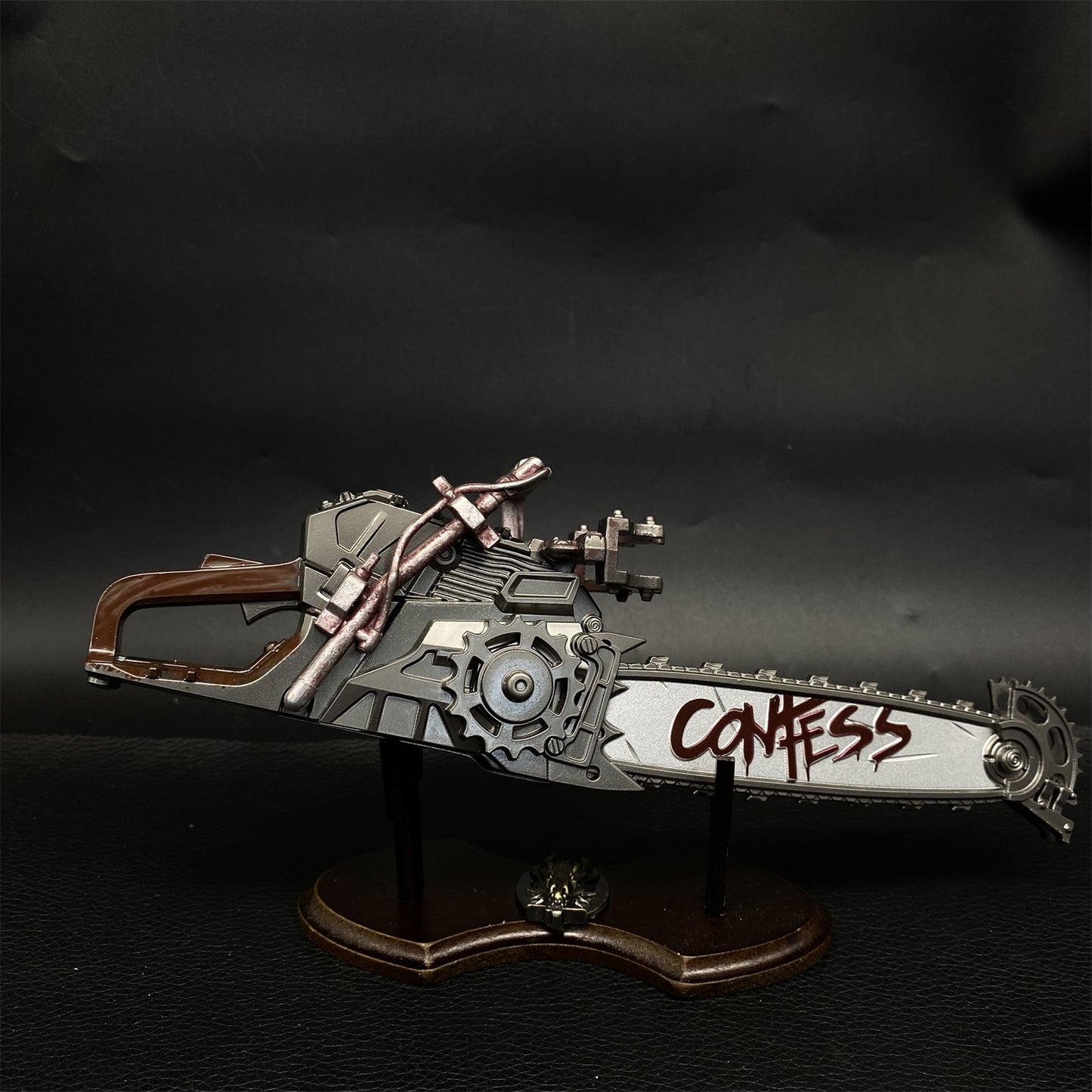 DF Game Two Handed Chainsaw Weapon Metal Replica