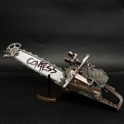DF Game Two Handed Chainsaw Weapon Metal Replica