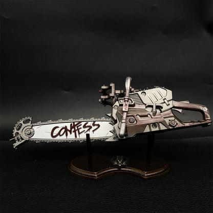 DF Game Two Handed Chainsaw Weapon Metal Replica