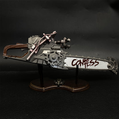 DF Game Two Handed Chainsaw Weapon Metal Replica