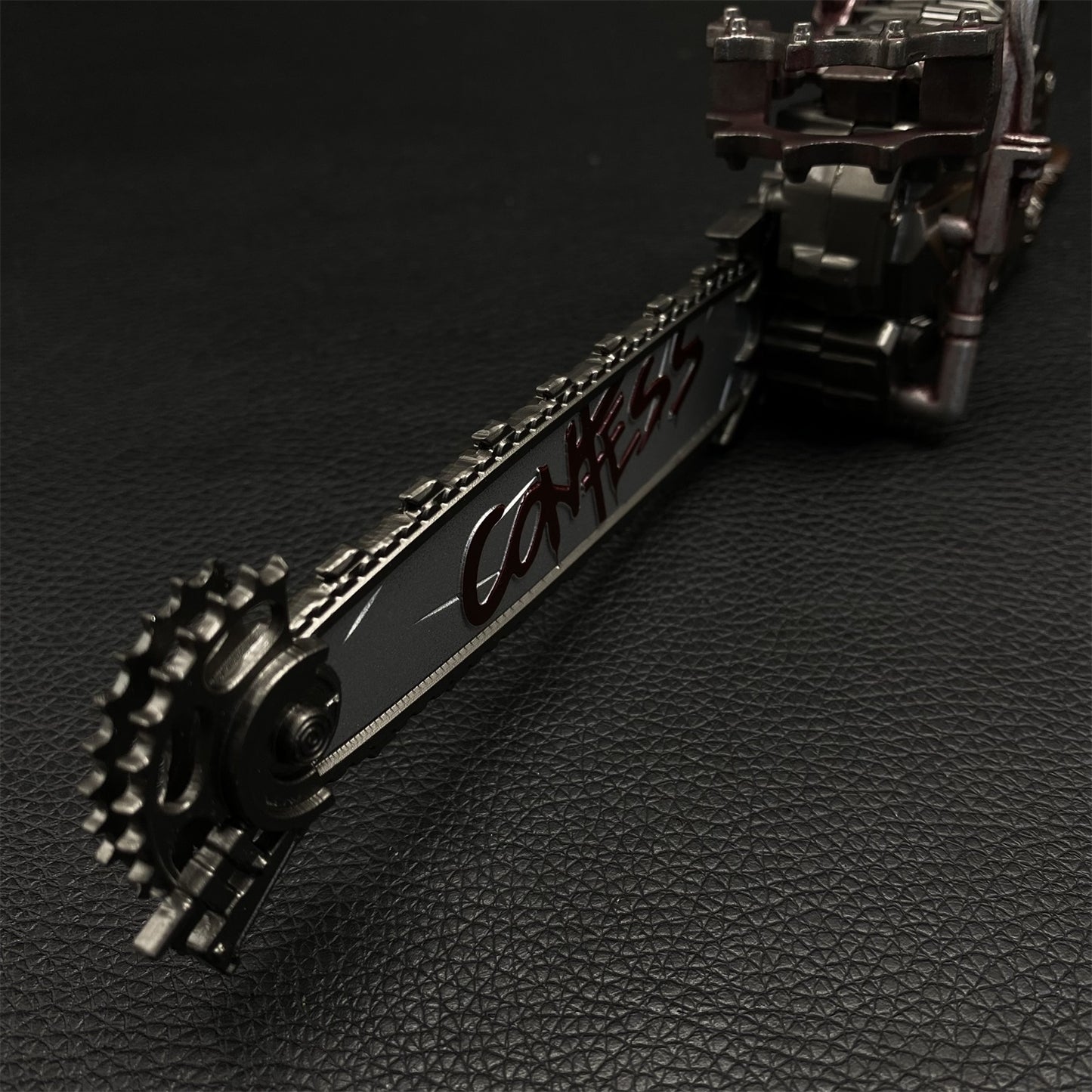 DF Game Two Handed Chainsaw Weapon Metal Replica