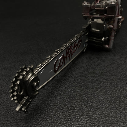DF Game Two Handed Chainsaw Weapon Metal Replica