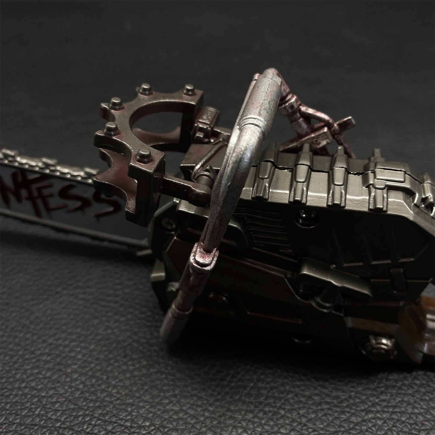 DF Game Two Handed Chainsaw Weapon Metal Replica