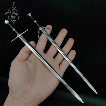 Geralt Wolf School Shield & 2 Swords USA Stock
