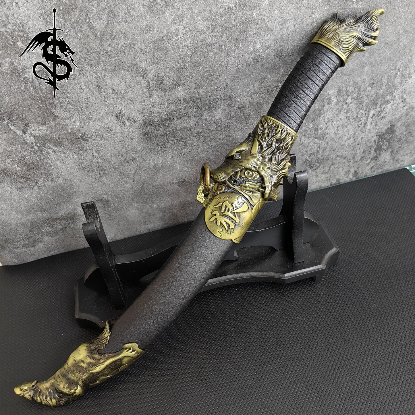 Mongolian Wolf Dagger Blunt Chinese Ancient Wolf Short Sword