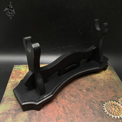 Wooden Stand Wood Miniature Weapons Display Holder