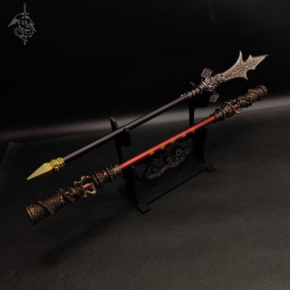 Black Myth: Wukong Bar & Yangjian Trident Spear Metal Replica 35CM/13.8''