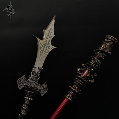 Black Myth: Wukong Bar & Yangjian Trident Spear Metal Replica 35CM/13.8''