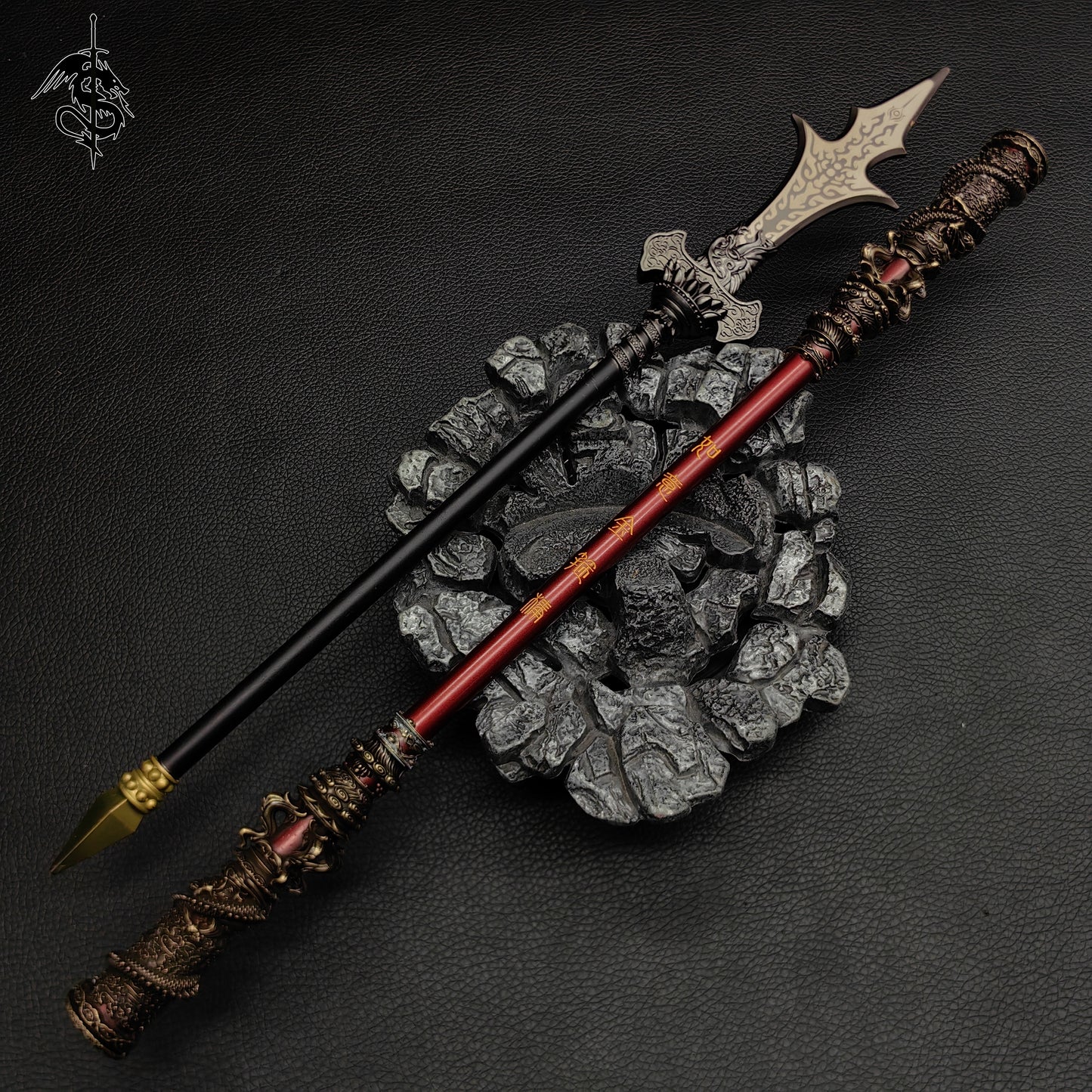 Black Myth: Wukong Bar & Yangjian Trident Spear Metal Replica 35CM/13.8''