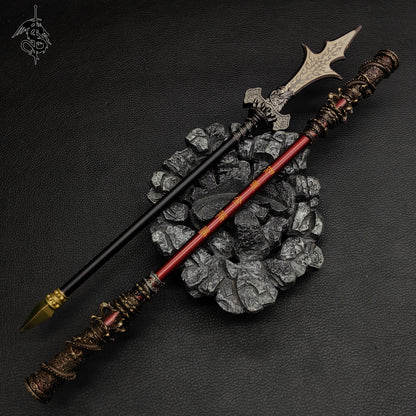 Black Myth: Wukong Bar & Yangjian Trident Spear Metal Replica 35CM/13.8''