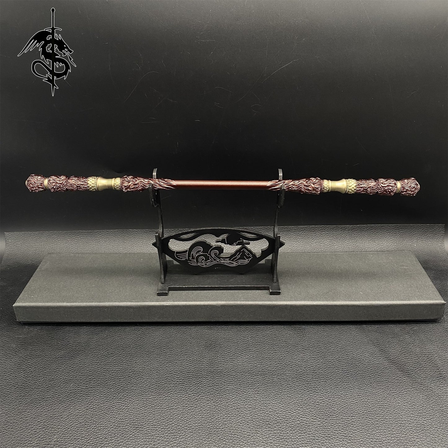 Metal Wukong Ruyi Jingu Bang Red Replica 35CM/13.8''