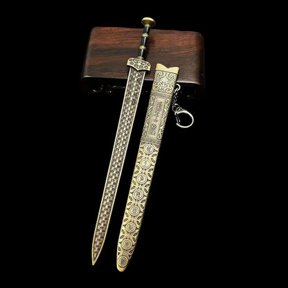 Metal Ancient Chinese Emperor Yue King Sword 8.7''Replica