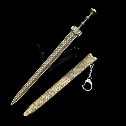 Metal Ancient Chinese Emperor Yue King Sword 8.7''Replica