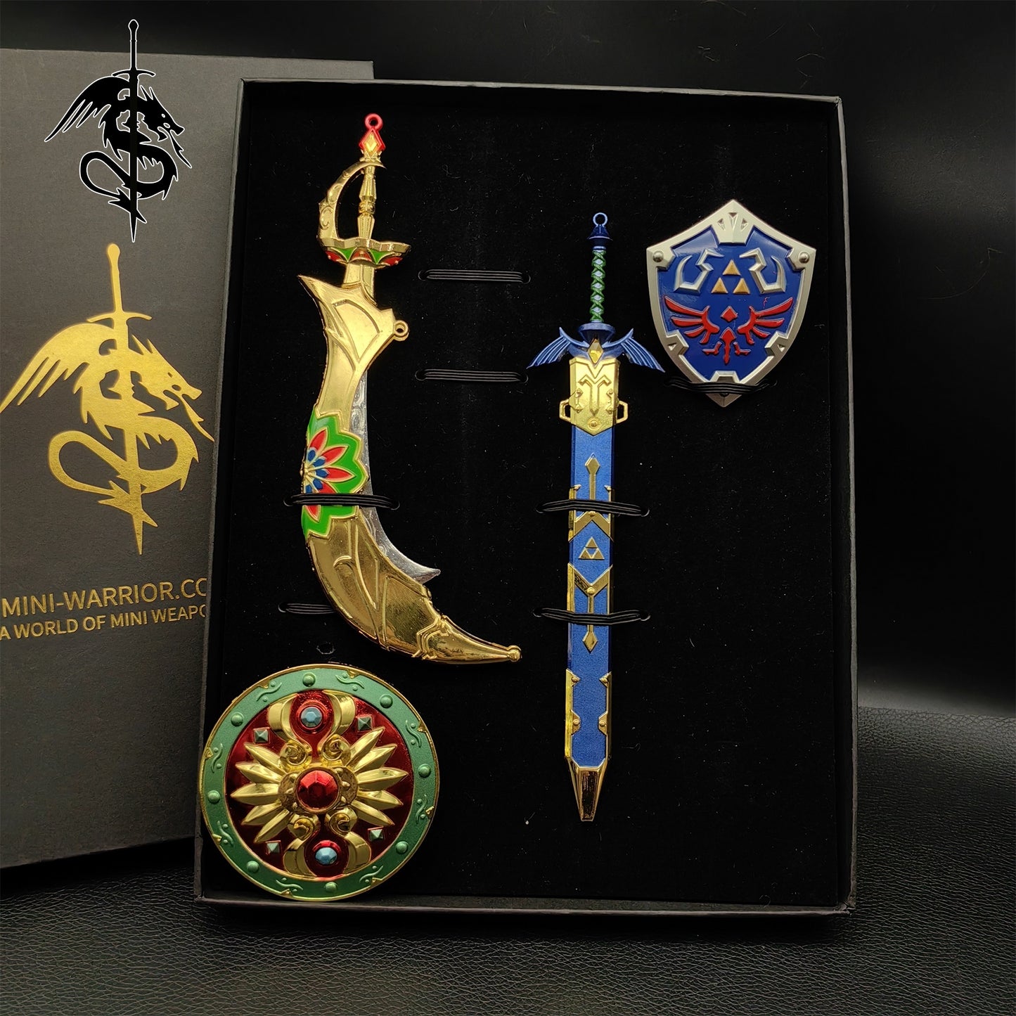 Link Master Sword Metal Weapons 4 in 1 Gift Box