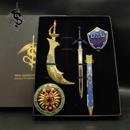 Link Master Sword Metal Weapons 4 in 1 Gift Box