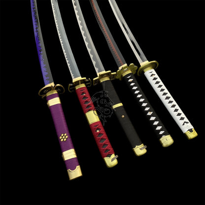 Anime Life-Size Katana Metal Cosplay Props 5 Options