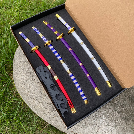 Zoro Katana Metal Miniature 4-in-1 Gift Box USA Stock